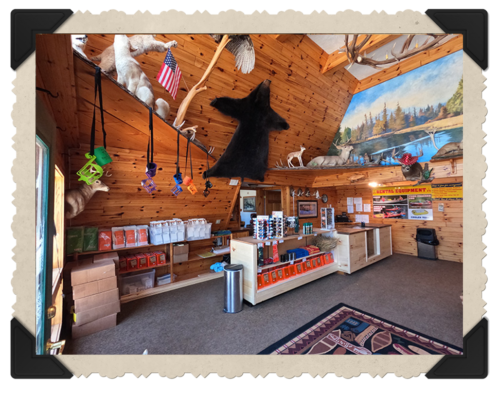Inside Shel-Haven camp store